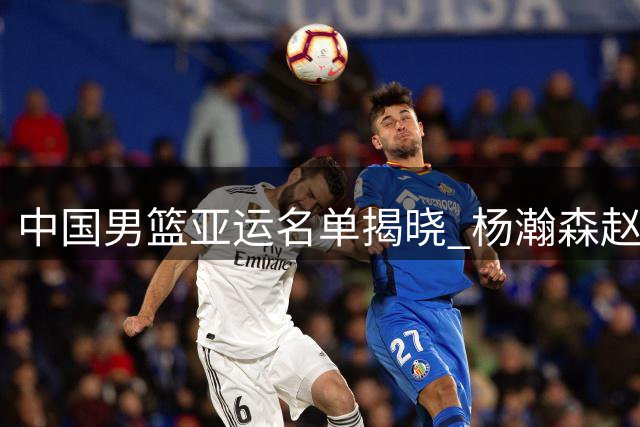 中国男篮亚运名单揭晓 杨瀚森赵继伟双双缺阵
